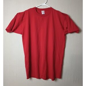 Vintage Jerzees Red T-Shirt Crew Neck Short Sleeve Casual Top XL Single Stitch R